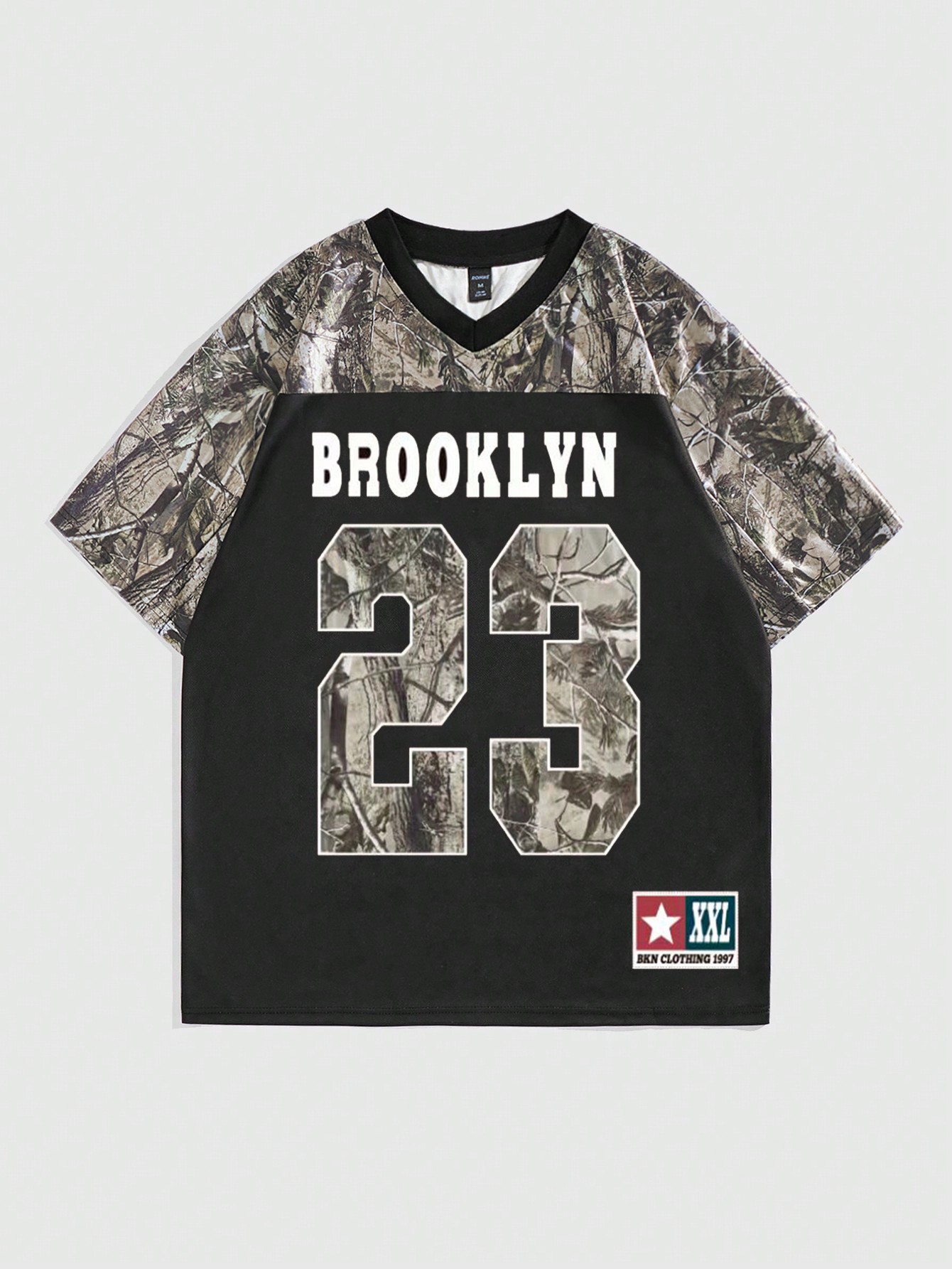 Our Street Life Men's No.23 Dried Branch Camouflage Short Sleeve T