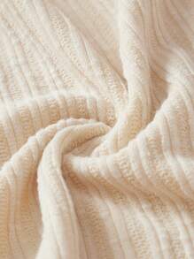 Forever 21 纯色无袖短款上衣和高开叉裙子度假套装 - 杏色 - 查看 4