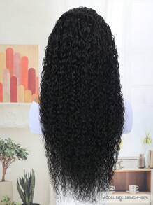 13x4 透明蕾丝前部假发 人发水波蕾丝前部假发 人发预拔 180% 密度湿发和波浪人发假发 适合婴儿头发自然色女性 - S1 - 查看 2