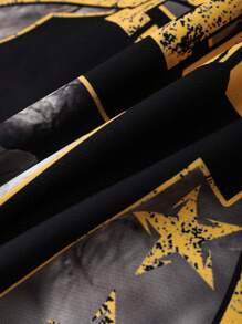 ROMWE MEN Street Life Men's Letter Print Long Sleeve Zipper Front Hooded Casual Sweatshirt, Suitable For Autumn And Winter - Multicolor - View 4