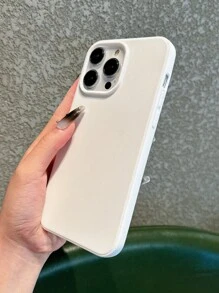 iPhone 13 Pro Max 磨砂防摔创意手机壳，苹果手机壳 - 白色 - 查看 4