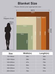 1 chiếc chăn, bộ đồ giường, mềm mại và ấm áp, thân thiện với da và thoáng khí, nhẹ và sang trọng, màu trơn, thiết kế tối giản và thời trang, phù hợp cho ghế sofa, phòng ngủ, phòng khách, thoải mái toàn diện, vật dụng cần thiết khi đi du lịch, chăn ngủ trưa, nhiều kích cỡ, có thể giặt máy, trang trí phòng, trang trí mùa đông - Xám - Xem 4