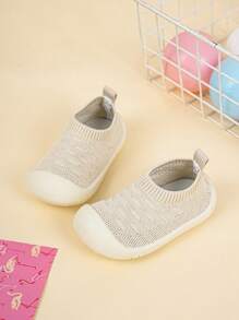 婴儿运动鞋户外防滑舒适透气宝宝学步鞋 - 米色 - 查看 7