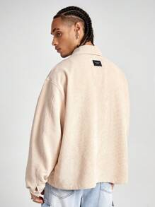 Manfinity VCAY 男士宽松长袖梭织外套，适合秋冬