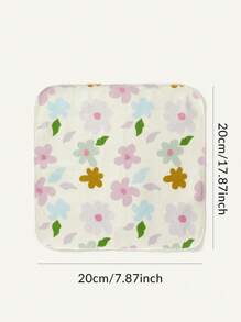 Cozy Pixies 8pcs Cozy Cub 100% Cotton Soft Cartoon Printed Baby Handkerchief - Multicolor - View 5