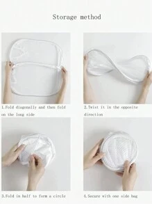 1pc White Foldable Laundry Basket With Handle And Side Pocket Large Capacity Pop-Up Laundry Hamper With Handle - Foldable Mesh Laundry Basket For Dirty Clothes Storage - Convenient Household Solution, School Supplies, School Accessories, Back To School, Storage, Laundry Basket, Basket, Organiser, Organization And Storage, Closet Organization And Storage, Storage Organizer, Bedroom, Wardrobe, Home, Storage Basket,Fall Decor