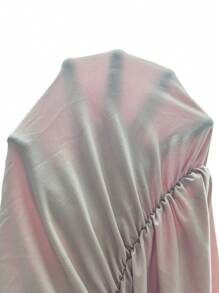 Chiquease Criss Cross Front Ruched Cut Out Cami Bodycon Dress - Pink - View 7