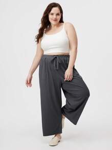 LUVLETTE 秋冬加大华夫格子舒适棉质经典基本款家居服裤子带口袋内衣裤外套睡裤秋季睡衣