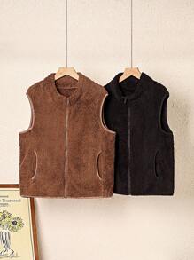 Chiquease Stand Collar Zip-Up Thermal Lined Jacket Set - Multicolor - View 4