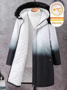 Teen Boys Ombre Hooded Sweatshirt - Multicolor - View 1