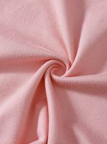 3pcs/Set Baby Girls' Casual Solid Round Neck Long Sleeve T-Shirts, Spring & Autumn - Multicolor - View 4