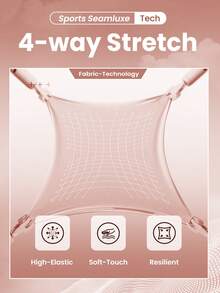 Bộ đồ thể thao Raglan ngắn tay cổ tròn màu tím và quần legging liền mạch cho nữ - Màu đỏ tím - Xem 5