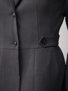 BizChic Women Vintage Elegant Waisted Business Suit Jacket Fall Women Outfits
