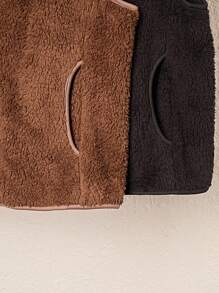 Chiquease Stand Collar Zip-Up Thermal Lined Jacket Set - Multicolor - View 7