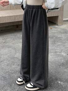 DAZY Pantalones rectos relajados con forro térmico para mujeres
