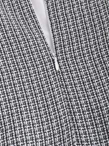 Sweetra Women Contrast Color Bow Tie Patchwork Dress