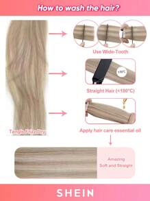20 stuks rechte tape-in 100% menselijk haarverlenging voor salon zijdezachte naadloze onzichtbare balayage gouden asblonde blonde gemengd met gebleekte blonde highlight voor dun haar vrouw tape-in haar tape-ins haarverlengingen