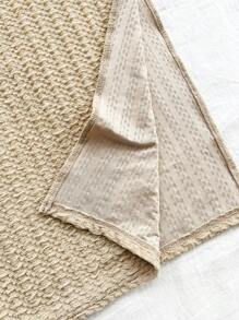 Soleia Áo hai dây hở lưng xếp nếp ôm vừa vặn thoải mái đi nghỉ mát, cắt may cá nhân, chất liệu vải có họa tiết cho nữ - Màu be - Xem 5