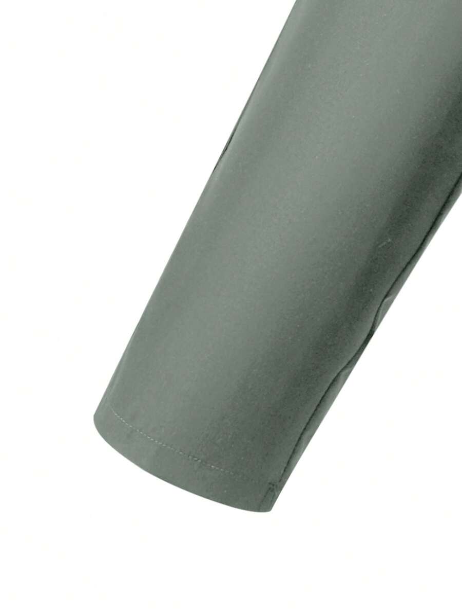 SHEIN Tween Boy Gentleman 2pcs Set Button Front Vest + Trousers + No