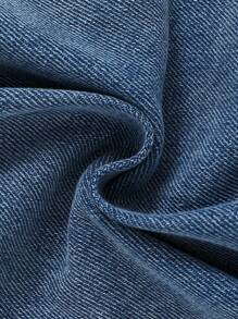 Cozy Pixies Young Boy Design 前扣口袋蓝色牛仔慢跑裤 - 中等水洗藍 - 查看 8