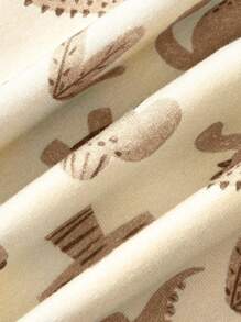 Cozy Pixies 2 件装男婴恐龙印花慢跑裤套装