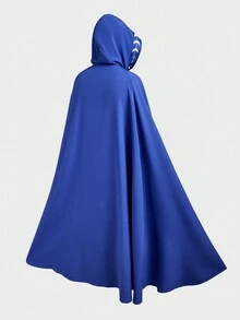 Manfinity Homme Áo khoác dài màu xanh dương dài đến chân dành cho nam trong lễ Halloween, Áo choàng cho nam, Màu xanh hoàng gia, Màu xanh tâm linh dành cho nam, Mùa thu - Màu xanh lam - Xem 2