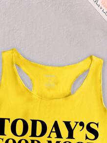 INAWLY Magliette casual da donna con stampa di slogan, scollo rotondo, taglia comoda, per l'estate