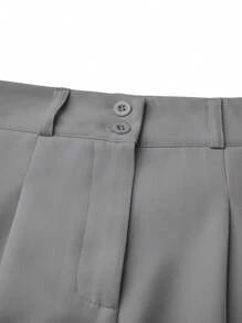 Chiquease Women's Solid Color Casual Daily Pants