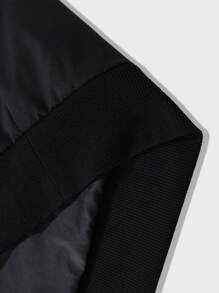 Manfinity Homme Chaqueta casual con capucha con cordón y mangas largas con estampado de letras para hombres