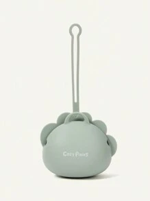 Cozy Pixies 1pc Portable Dust-proof And Drop-proof Silicone Pacifier Holder - Green - View 7