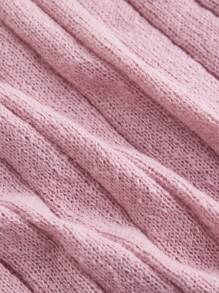 SHEIN MOD Pink Front Tie Twist Knit Sweater,Women Sweater Vest,Y2k,Thanksgiving Women Outfit,Fall Women Outfits,Cute Woolen Vests,Back-To-School Clothing,
