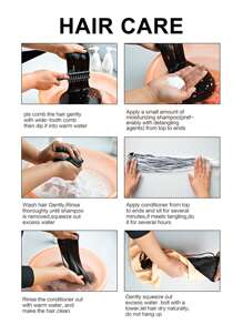 3 piezas Extensiones de cabello humano Remy de color natural de 12A para mujeres - SNatural - Ver 5