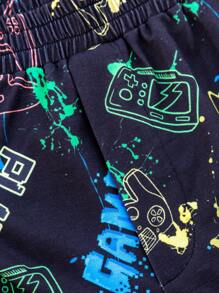 Manfinity VCAY Quần ống đứng lưng thun rộng rãi thoải mái hàng ngày cho nam - Màu Khaki - Xem 3