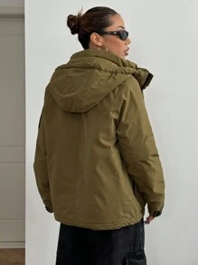 StreetHx Ropa de mujer: Chaqueta y abrigo acolchado grueso y cálido para exteriores para el invierno