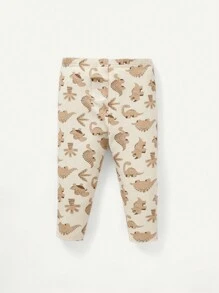 Cozy Pixies 2 件装男婴恐龙印花慢跑裤套装