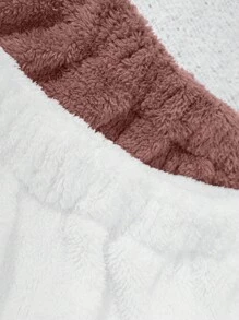 RueChic 2pcs Solid Flannel Tank Top & 2pcs Shorts Lounge Set - Multicolor - View 6