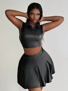Slaydiva Women Two-piece Outfits - Hitam - View 1
