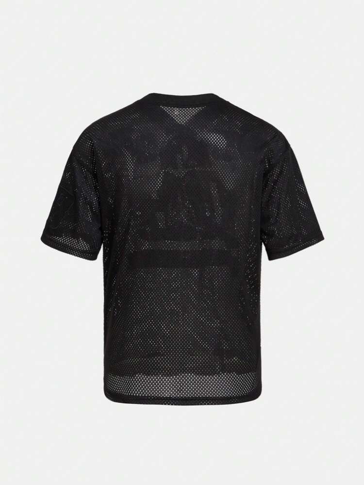 T-shirt Oversize Con Stampa Applicata Per Ragazze Adolescenti