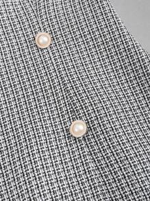 Sweetra Women Contrast Color Bow Tie Patchwork Dress