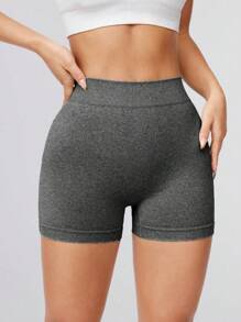 Velisys 女士高腰无缝运动短裤，褶皱腰身，性感提拉，瑜伽健身弹力舒适，运动女士运动短裤，健身短裤，骑行短裤 - 彩色 - 查看 5