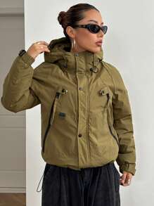 StreetHx Ropa de mujer: Chaqueta y abrigo acolchado grueso y cálido para exteriores para el invierno