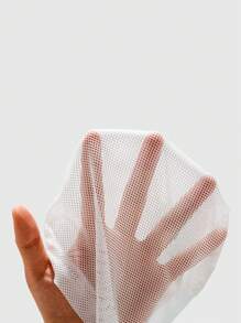 ROMWE MEN 男士简约日常印花短袖夏季针织 T 恤，学校 - 白色 - 查看 5