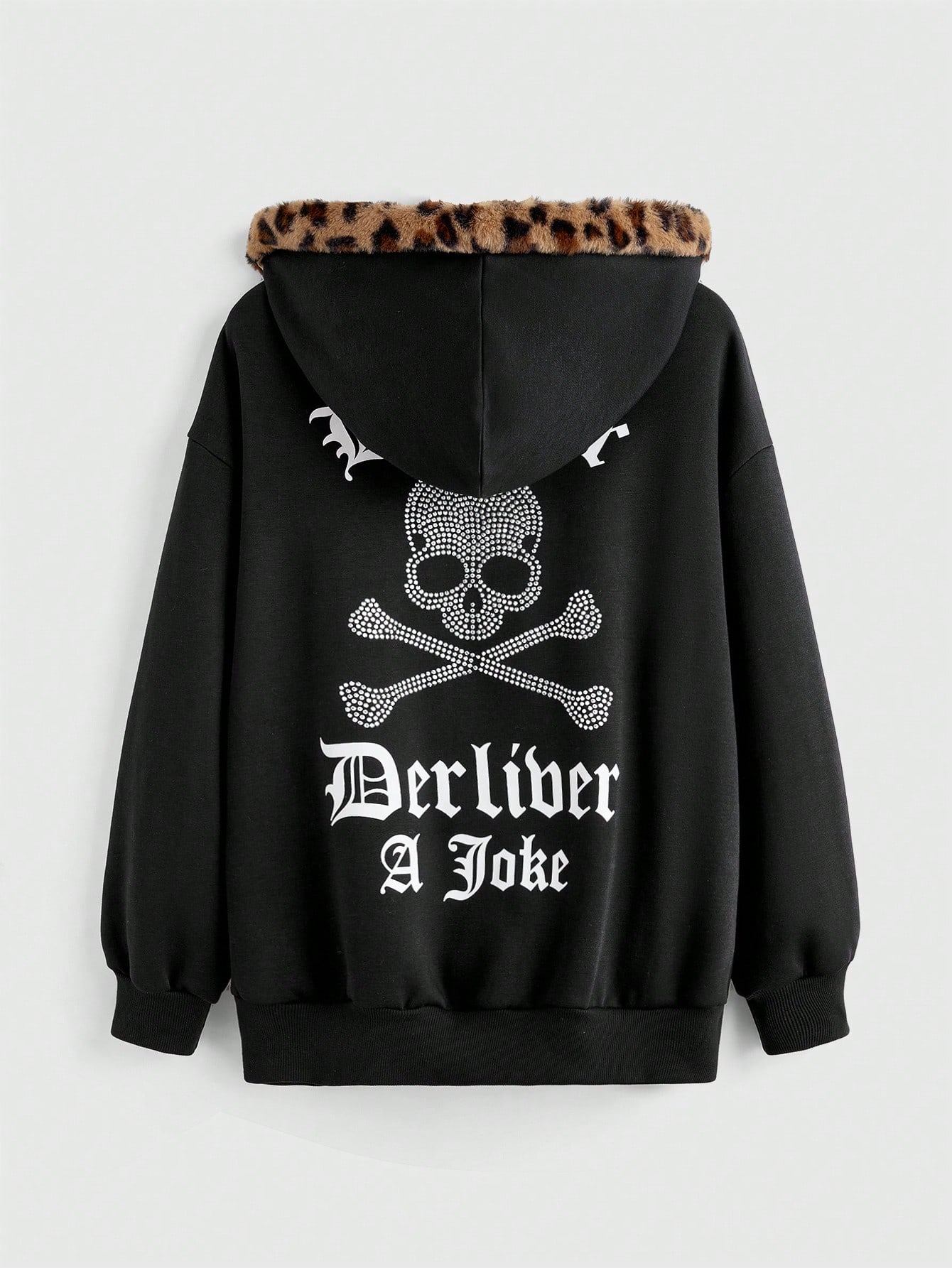 Our Grunge Punk Y2K Harajuku Skull Rhinestone Print