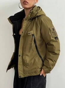 StreetHx Ropa de mujer: Chaqueta y abrigo acolchado grueso y cálido para exteriores para el invierno
