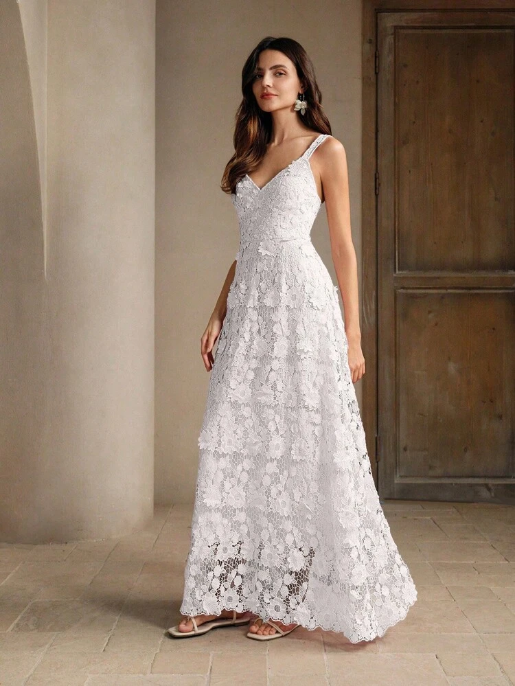Pink Floral Print Spaghetti Strap Sleeveless Elegant Summer Dress