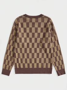 Manfinity VCAY 男士针织时尚休闲修身长袖毛衣，适合秋冬