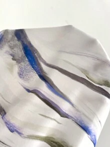 Modelyn 女士全印花长袖优雅通勤衬衫，春夏 - 彩色 - 查看 7