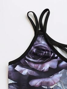 EMERY ROSE 女式印花针织连衣裙 - 彩色 - 查看 3