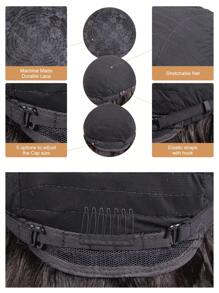 女士短卷发真人发假发，挑染3/30色真人发假发，机织假发 - S3/30 - 查看 6