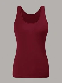 SHEIN EZwear 4pcs/Set Plus Size Casual Knit Criss-Cross Back Camisoles
